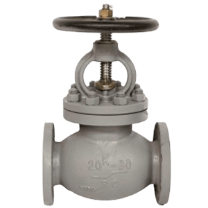 JIS CAST STEEL 20K GLOBE ANGLE CHECK VALVES